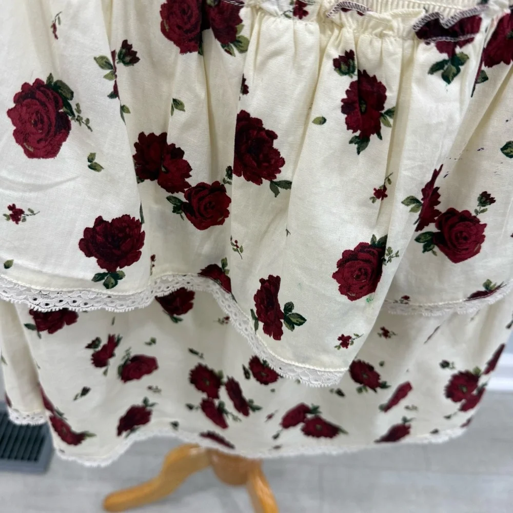 Thirsty Thirty LA Floral Smocked Tiered Dress - Picture 5 of 5